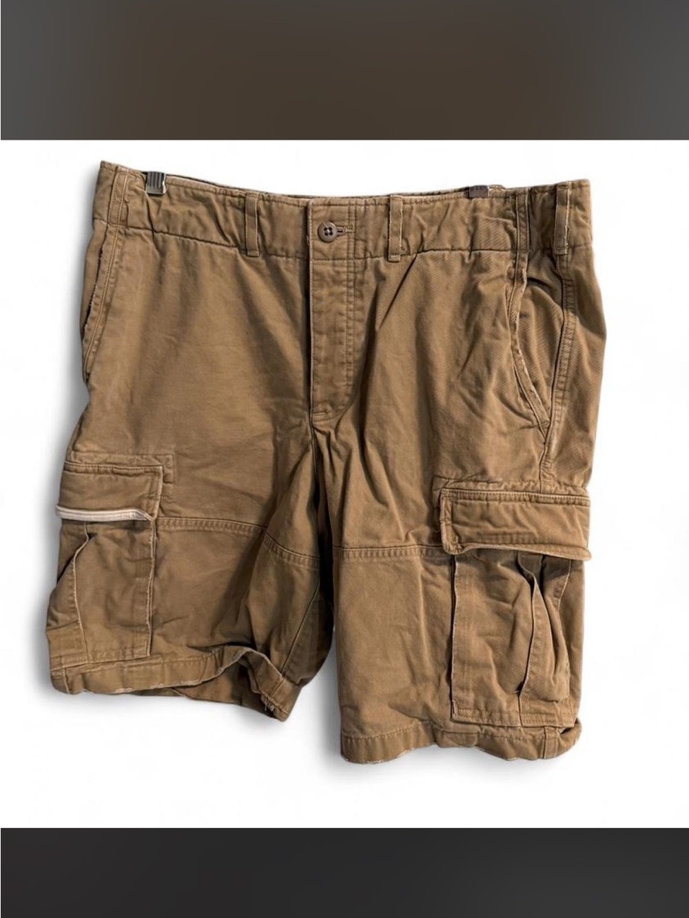 Vintage!!!Abercrombie & Fitch Khaki Cargo Shorts - Utility Pockets